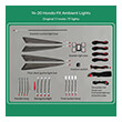 DIGITAL IQ AMBIENT LIGHT HONDA JAZZ MOD. 2014-2020, 18 LIGHTS