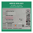 DIQ AMBIENT AUDI Q5 (80) (DIGITAL IQ AMBIENT LIGHT AUDI Q5 MOD. 2018-2021, 24 LIGHTS)