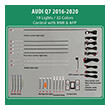 DIQ AMBIENT AUDI Q7 (4M) MOD. 2016-2020 (DIGITAL IQ AMBIENT LIGHT AUDI Q2 MOD. 2016-2020, 19 LIGHTS)