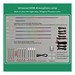 DIQ AMBIENT CRT 64 BLACK (UNIVERSAL THIN LIGHT BLACK STRIP AMBIENT LIGHT, 18 LIGHTS WITH 64 COLOURS)