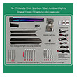 DIQ AMBIENT HONDA CIVIC MOD.2016-2021 DIGITAL IQ AMBIENT LIGHT HONDA CIVIC MOD. 2016-2021, 21 LIGHTS