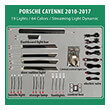 DIQ AMBIENT PORSCHE CAYENNE MOD2010-2017 AMBIENT LIGHT FOR PORSCHE CAYENNE MOD2010-2017, 19 LIGHTS