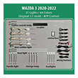 DIQ AMBIENT MAZDA 3 MOD.2020-2022 (DIGITAL IQ AMBIENT LIGHT MAZDA 3 MOD. 2020-2022, 21 LIGHTS)