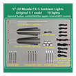 DIQ AMBIENT MAZDA CX-5 MOD.2017-2022 (DIGITAL IQ AMBIENT LIGHT MAZDA CX-5 MOD. 2017-2022, 18 LIGHTS)