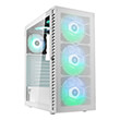 case kolink observatory hf mesh argb midi tower case white with 6 argb fans 3x140mm 3x120mm photo