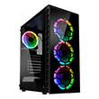 case kolink observatory lite rgb midi tower tempered glass black photo