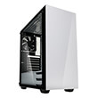 case kolink stronghold midi tower tempered glass pc case white photo