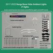 DIGITAL IQ AMBIENT LIGHT RANGE ROVER VELAR MOD. 2017-2023, 25 LIGHTS