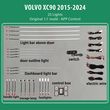DIGITAL IQ AMBIENT LIGHT FOR VOLVO XC90 MOD. 2015-2024, 23 LIGHTS