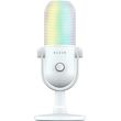 razer seiren v3 chroma white rgb usb condenser microphone gain limiter build in shock absorb photo