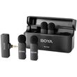 BOYA BY-V4 WIRELESS 4 PERSON 4-CHANNEL MINI LAVALIER 3.5MM FOR CAMERA 2.4GHZ MICROPHONE