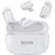 BOYA MINI IPHONE LIGHTNING & TYPE-C WHITE - 2,4GHZ 2MIC WIRELESS MICROPHONE WITH CHARGING BOX