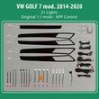 DIQ AMBIENT 8747 FULL KIT VW GOLF 7 (DIGITAL IQ AMBIENT LIGHT VW GOLF 7 MOD. 2014-2021, 21 LIGHTS)