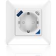COOLSEER COLSUP02WE EU WIFI USB WALL SOCKET PC PANEL