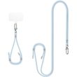 SPIGEN UNIVERSAL SET 2 (CROSS BODY STRAP 1P + WRIST STRAP 1P + CONTAG2 1P) MUTE BLUE