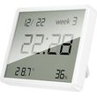 electronic clock atmospheric monitor hoco hx41 white photo