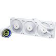 lian li galahad ii trinity performance 360 white aio gpu liquid cooler with performance fans photo