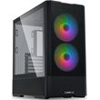 LIAN LI LANCOOL 207 BLACK - ATX PC CASE (4 FANS) 2 X FRONT 140 ARGB PWM & 2  BOTTOM 120 PWM REVERSE