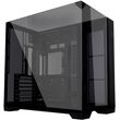 LIAN LI O11 VISION COMPACT BLACK - BLACK EATX(UNDER 280MM)/ATX 2 TOP PANELS 360AIO TOWER PC CASE