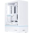 lian li sup01 white 45lt minimal footprint case for vertical gpu argb strips w 3x 120mm fans photo