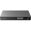 GRANDSTREAM GWN7801P ENTERPRISE 8-PORT GIGABIT L2+ MANAGED POE/POE+ SWITCH WITH 2 SFP  PORTS