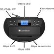 lamtech bluetooth radio cd cassette boombox black lam112525 photo