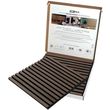 audiodesigner 3d square walnut xylino diakosmitiko panel toixoy 52 x 52 x 22cm 054 tm 2tmx photo