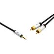 OEHLBACH I-CONNECT J      3.5MM JACK  - 2 X RCA  3M BLACK ()