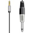 chord mp3 jk kalodio ixoy 35mm stereo jack plug 63mm mono jack plug 15m temaxio photo