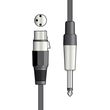 chord 190085uk kalodio mikrofonoy xlr thilyko 63mm mono jack 15m temaxio photo
