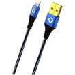 OEHLBACH USB PLUS LI  USB 2.0 TYPE A  APPLE LIGHTNING 1,5M BLUE ()