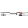 2r 2m6j600 kalodia ixoy 2 x 63mm mono jack 2 x rca 6m temaxio photo