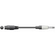 citronic xf m6j150bk classic microphone lead xlr female 63mm mono jack plug 15m temaxio photo
