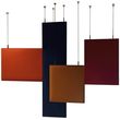 audiodesigner acousticdesign roof4 panel kremasta apo orofi copper bordeaux brown blue set photo