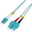 logilink fiber patch cord om3 lc sc 2m duplex photo