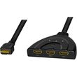 LOGILINK HDMI SWITCH, 3-PORT, BIDIRECT (1X3/3X1), 4K/30 HZ, CEC, PIGTAIL