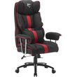 white shark extra soft gaming chair black red le mans lemans photo