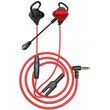 white shark in ear headset microphone eagle black red ge 536 photo