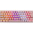 white shark mechanical keyboard us blue switch wakizashi pink gk 002421 photo