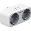 tessan 4 in 1 wall socket 2xschuko 1xtype c1xusb ts ws02de01 photo