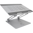 icy box non slip height adjustable notebook holder 17 silver ib nh300 photo