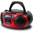 aiwa portable cd mp3 usb tape bt with fm pll radio red bbtc 550rd photo