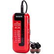 aiwa mini pocket radio with earphones red r 22rd photo