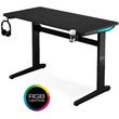 lgp gaming table with rgb led effects black lgp112822 photo