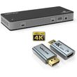 WAVLINK THUNDERBOLT 3 DOCKING STATION WITH CHARGE PD 60W WITH DP TO HDMI 4K 60HZ ADAPTER WL-UTD21H