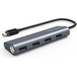 wavlink superspeed usb c to usb 30 4 port aluminum hub wl uh3048c photo