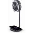gembird desktop fan with led lamp and wireless charger ta wpc10 ledfan 01 photo