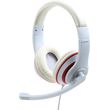 gembird jack stereo headset white with red ring mhs 03 wtrd photo