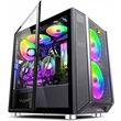 armaggeddon micro atx gaming pc case tessaraxx core 1 air black core1ab photo