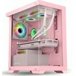 armaggeddon gaming pc case matx aquaron pink aquaronp photo